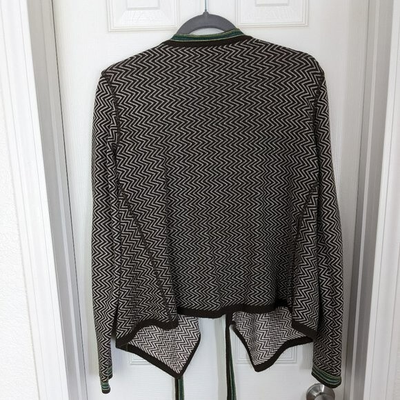 Rene Lezard Small Wrap Sweater, Merino Wool - Picture 2 of 10